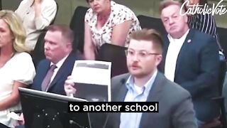 This Father Lays Waste to the Trans Cult School Board.