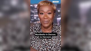 Joy Reid admits she only got into Harvard because of affirmative action, no surprise