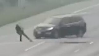 Indiana Trooper Struck During Pursuit!