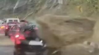 2 Killed, Several Injured After Huge Boulders Smash Cars In Dimapur