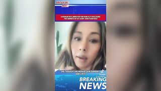 Liberal woman fired from her job and arrested for publicly disclosing the address of ICE AGENT Jonathan Ross