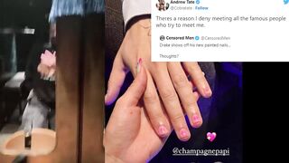 Andrew Tate Cancels and Blasts Drake For Having Painted Nails!