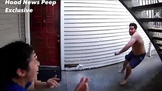 Ring Doorbell Camera Captures Man Attacking his Girlfriend.