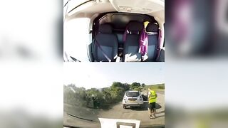 Good Man saves the Life of a Driver Choking to Death