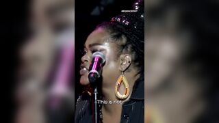R&B singer Jill Scott Changes the National Anthem, "Home of the Slave"