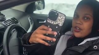 Hispanic man argues with Somali woman who refuses to move her car