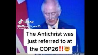 Not Even Hiding it .... The Anti-Christ Was Referred to at COP26