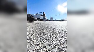Man walks away from a brutal motorcycle crash and shows the full aftermath