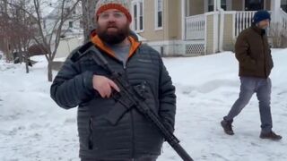 BREAKING: Leftists in Minneapolis are getting armed and standing guard against ICE