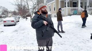 BREAKING: Leftists in Minneapolis are getting armed and standing guard against ICE