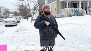 BREAKING: Leftists in Minneapolis are getting armed and standing guard against ICE