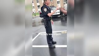 Officer Karen Absolutely Infuriated that these Workers Know their Rights.