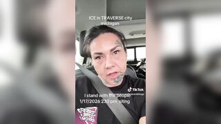 This person, whose face was clearly the victim of a Temu tattoo gun, is who is running around tracking ICE’s movements