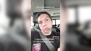 This person, whose face was clearly the victim of a Temu tattoo gun, is who is running around tracking ICE’s movements