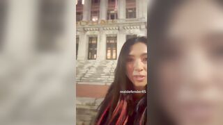 New Jersey resident wanted to see for herself if it was true that The Islamic Flag now flys at Newark City Hall