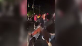 Helpless Female Social Worker is Viciously Attacked by Mob