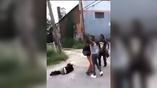 White Man pulled from his Car, Shorts Pulled Down , then Knocked Out by Savages