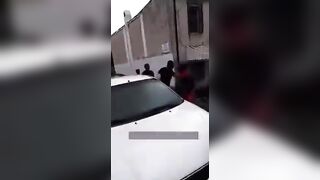 White Man pulled from his Car, Shorts Pulled Down , then Knocked Out by Savages