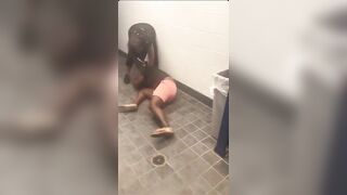 Caught trying to take child from public restroom...by the WRONG Mom