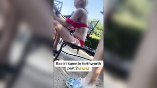 Karen Upset at Neighbor for Bringing His Two Black Friends To The Pool.