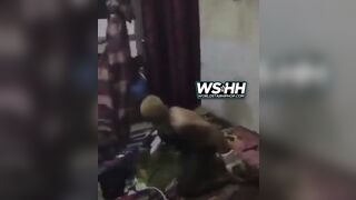 Guy Ties His Rival Upside Down and Used Him as a Punching Bag!