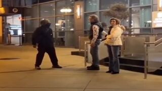 Black Guy Pulls a Knife on Gary... Gary Stomped him Out in Return. Be Like Gary.