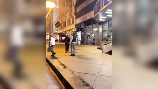 Black Guy Pulls a Knife on Gary... Gary Stomped him Out in Return. Be Like Gary.