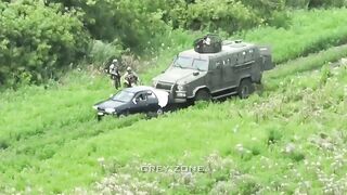 Video of Ukrainian Soldiers Murdering Fellow Civilians, Hiding Car and Bodies in Wood