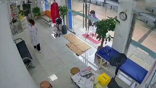Watch the Lady inside the Store.....