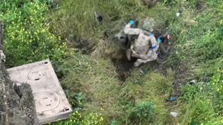 GRAPHIC: Ukrainian Soldier Steps on Landmine Blowing Off his Legs