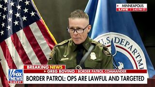 Commander Bovino just FRIED Tim Walz and Mayor Frey for for their heated rhetoric