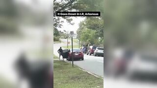 Crazy Shootout in Little Rock Caught on Camera!