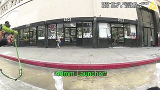 Armed Suspect Shot With Beanbags By LA Cops