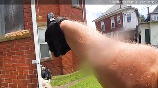 Suspect Gets Shot by Huntington Officer After Charging at Him