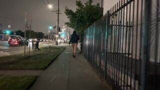 The Streets of LA at Night-Part 2-Hookers wearing Nothing are Everywhere