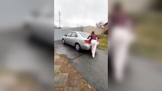 Raising a daughter who gets this excited to get an old Corolla is a job well done