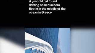 4-Year-Old Girl Found Drifting on Her Unicorn Floatie in The Middle of The Ocean