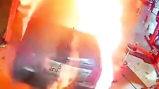 Mechanic almost Blows Up his Entire Shop