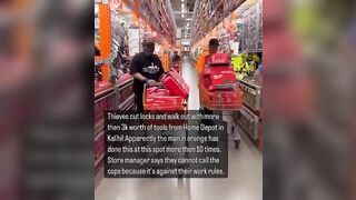 Guys Robbed a Single Home Depot for 30k in Products on 10 Separate Occasions