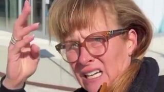 Liberal White woman gets a taste of diversity