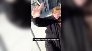 Liberal White woman gets a taste of diversity