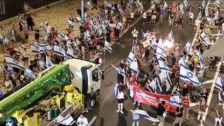 Israeli Driver Arrested After Ramming Through Protesters Against Controversial Bill