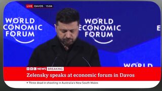 Zelensky still struggles with English.