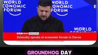 Zelensky still struggles with English.