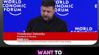 Zelensky still struggles with English.