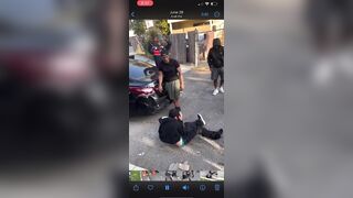 They Found Out he was Snitching...gets a Royal Beatdown
