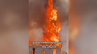 Gay Pride Church was Struck by Lightning and Burned where it Once Stood