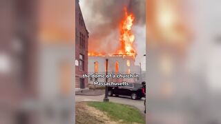 Gay Pride Church was Struck by Lightning and Burned where it Once Stood