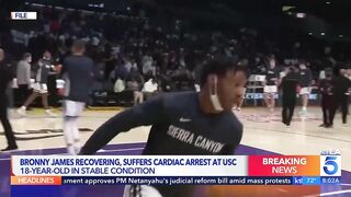LeBron James's Son, 18, Has a Heart Attack During Basketball Practice (Vaccinated)