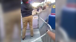 People Get Stuck On A Ride After it Couldn't Stop!